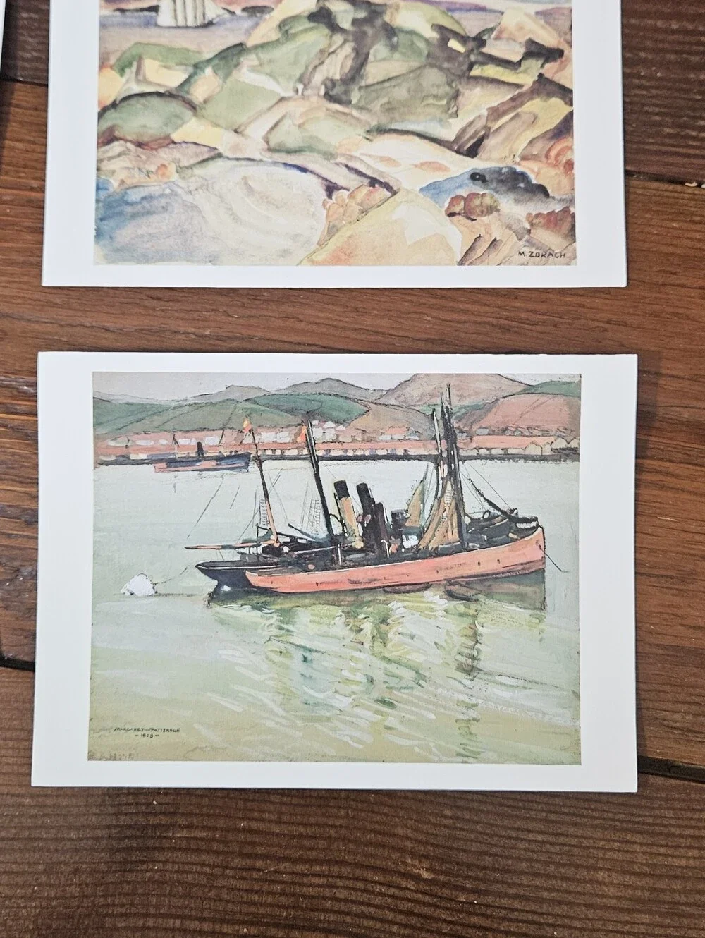 Vintage Famous Art Notecards Set with Decorative Box Pastel Multi-Color Ephemera